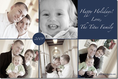 Titus Family Holiday Card